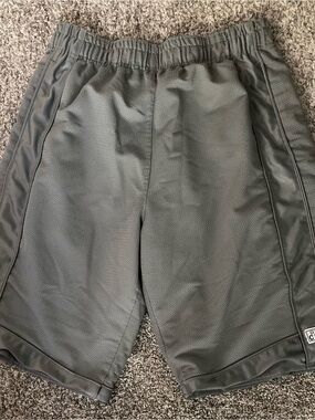 Pro Club Men's Athletic Basketball Mesh Shorts Size Small Gray